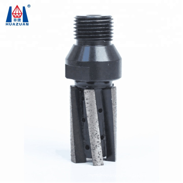 Huazuan diamond cnc finger bit for granite